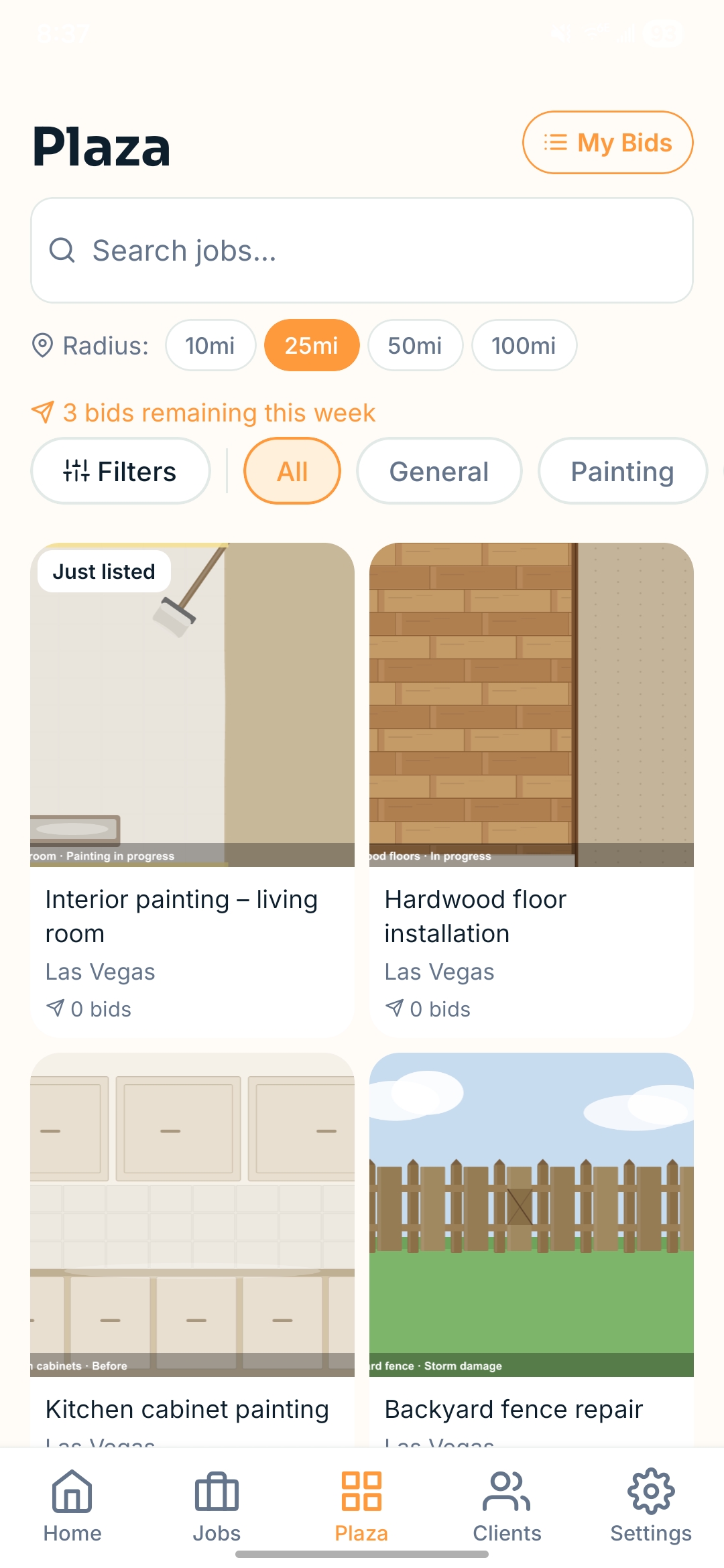 PlazaHire app, Plaza feed
